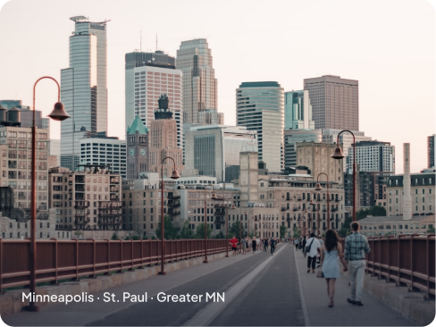 Minneapolis commercial skyline